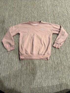 Abercrombie & Fitch Girls Crewneck Sweatshirt - Dusty Pink